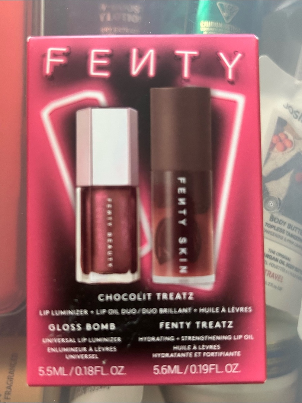 Fenty Beauty Chocolit Treatz - Lip Luminizer + Lip Oil Duo